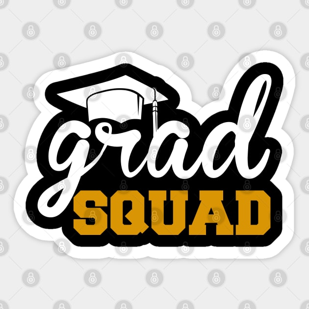 Graduation 2024 Squad Senior Class Of 2024 End School Year Sticker by AE Desings Digital